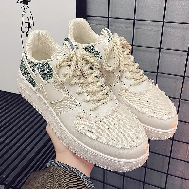 HYPExSTORE® RETRO HEARTED LOW TOP SNEAKER