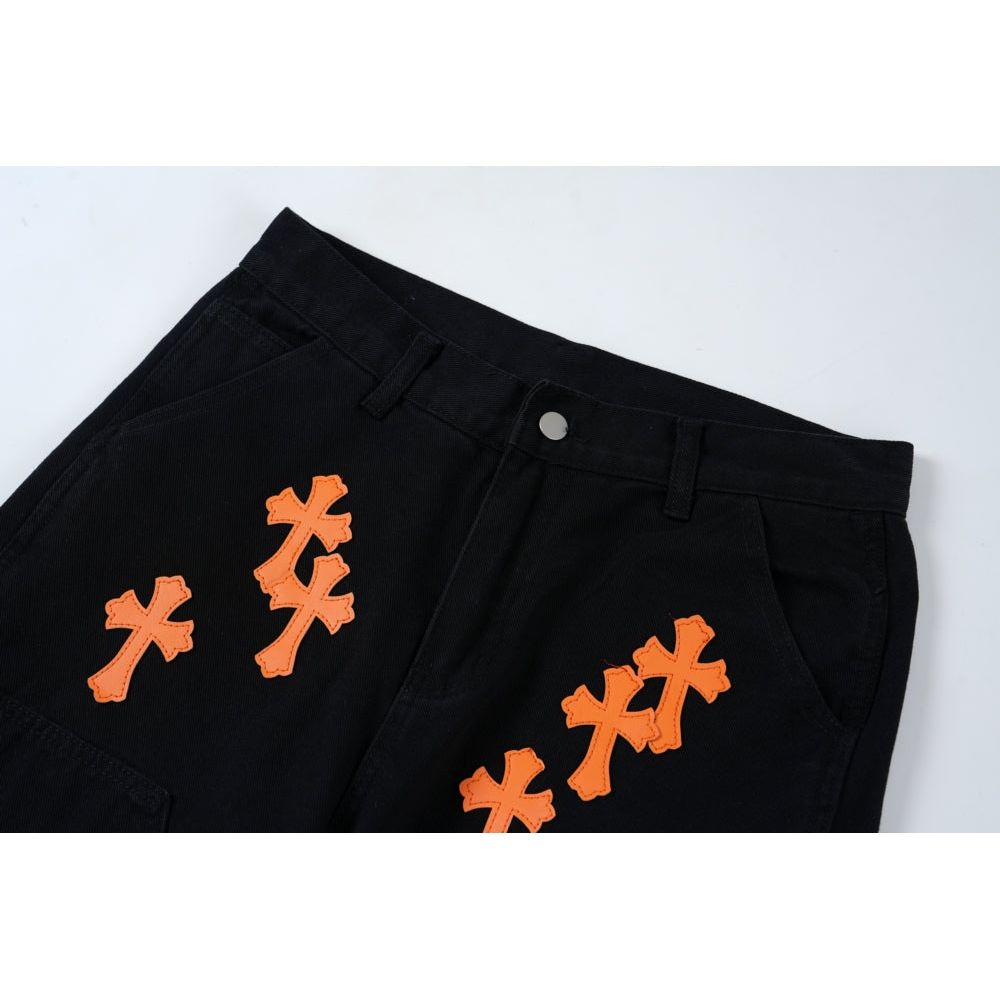 HYPExSTORE® FRAYED CROSSLINE SHORTS