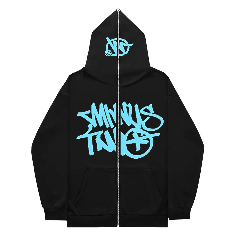 HYPExSTORE® MTWO BLACK ZIPPER HOODIE