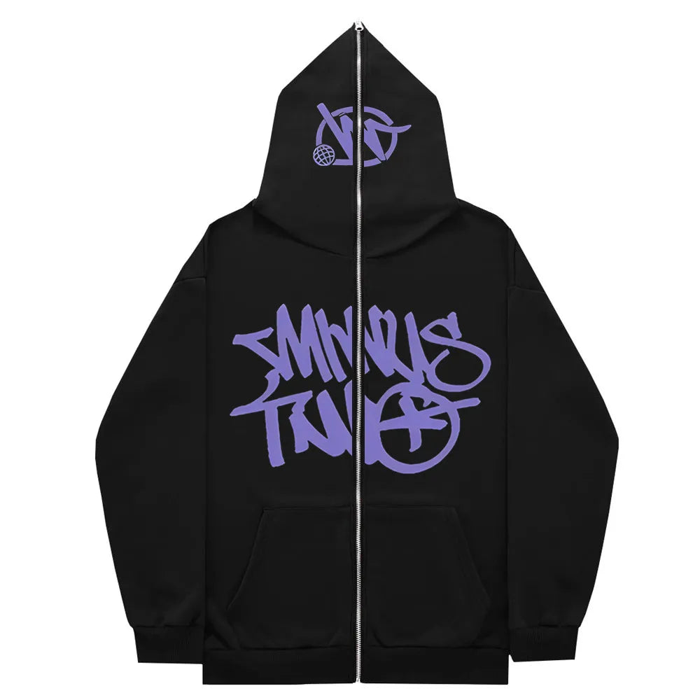 HYPExSTORE® MTWO BLACK ZIPPER HOODIE