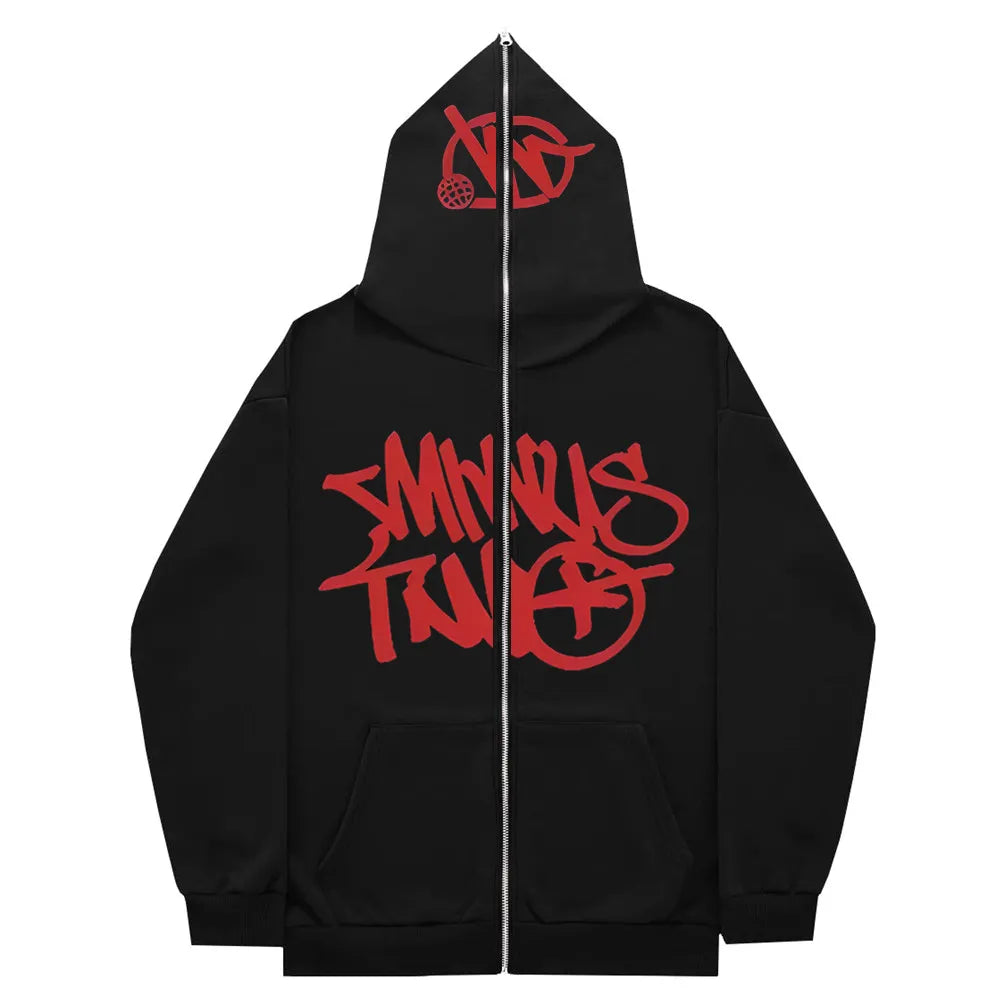 HYPExSTORE® MTWO BLACK ZIPPER HOODIE