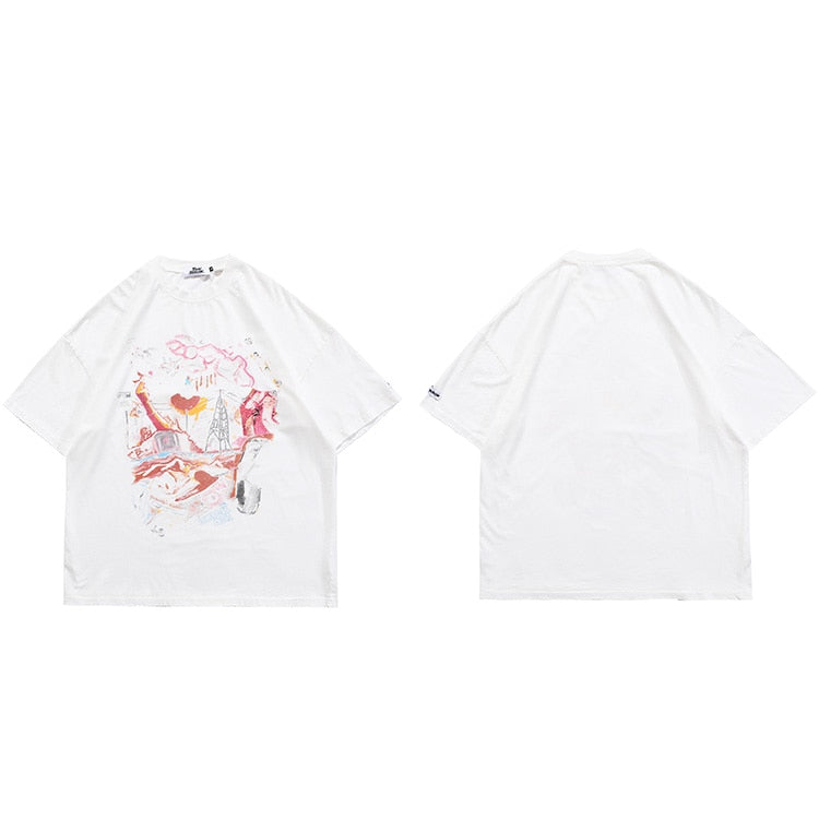 HYPExSTORE® DISASTER OVERSIZED T-SHIRT
