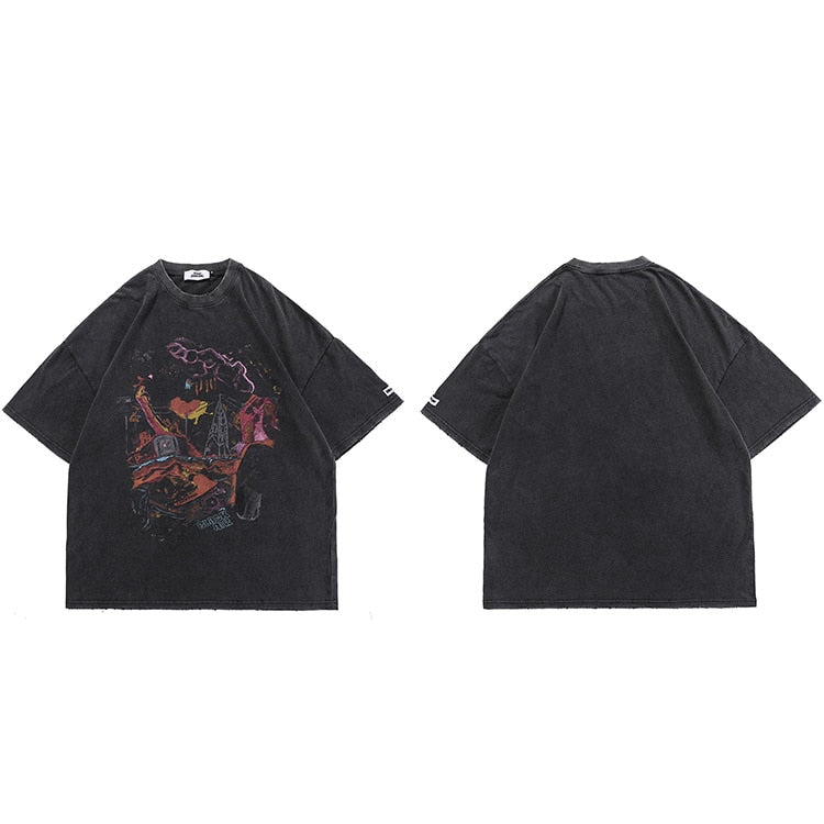 HYPExSTORE® DISASTER OVERSIZED T-SHIRT