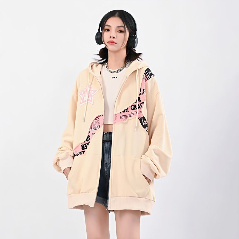 HYPExSTORE® GRACE ZIPPER HOODIE
