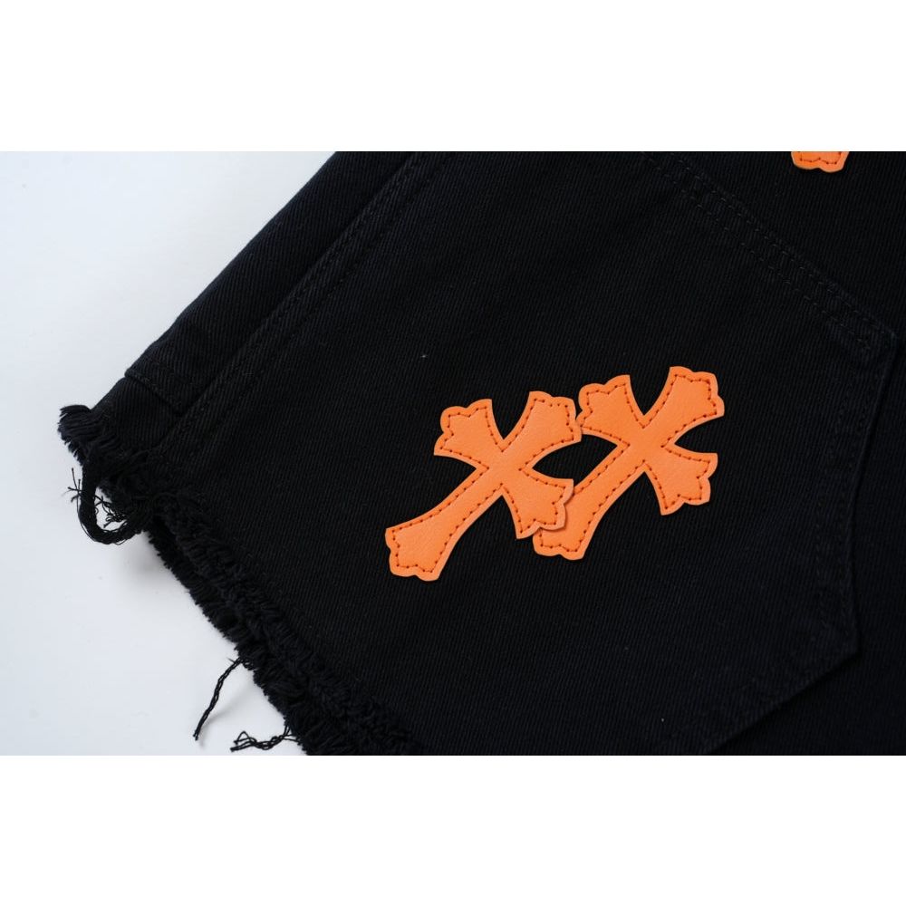 HYPExSTORE® FRAYED CROSSLINE SHORTS