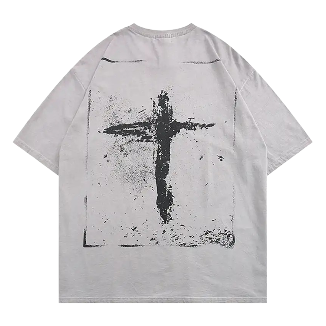 HYPExSTORE® CROSS OVERSIZED T-SHIRT