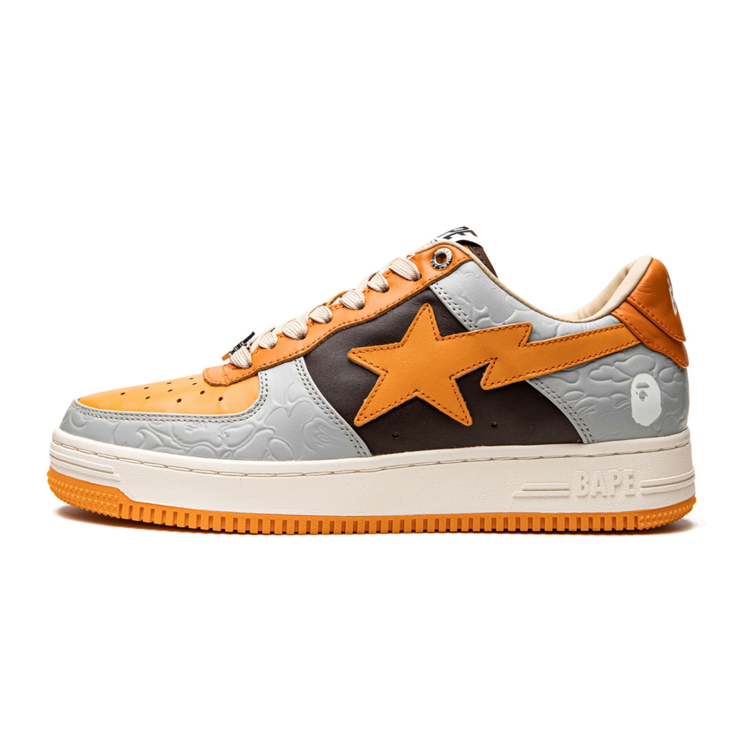 HYPExSTORE A BATHING APE BAPE STA LOW ORANGE GREY SNEAKER HYPExSTORE DEUTSCHLAND