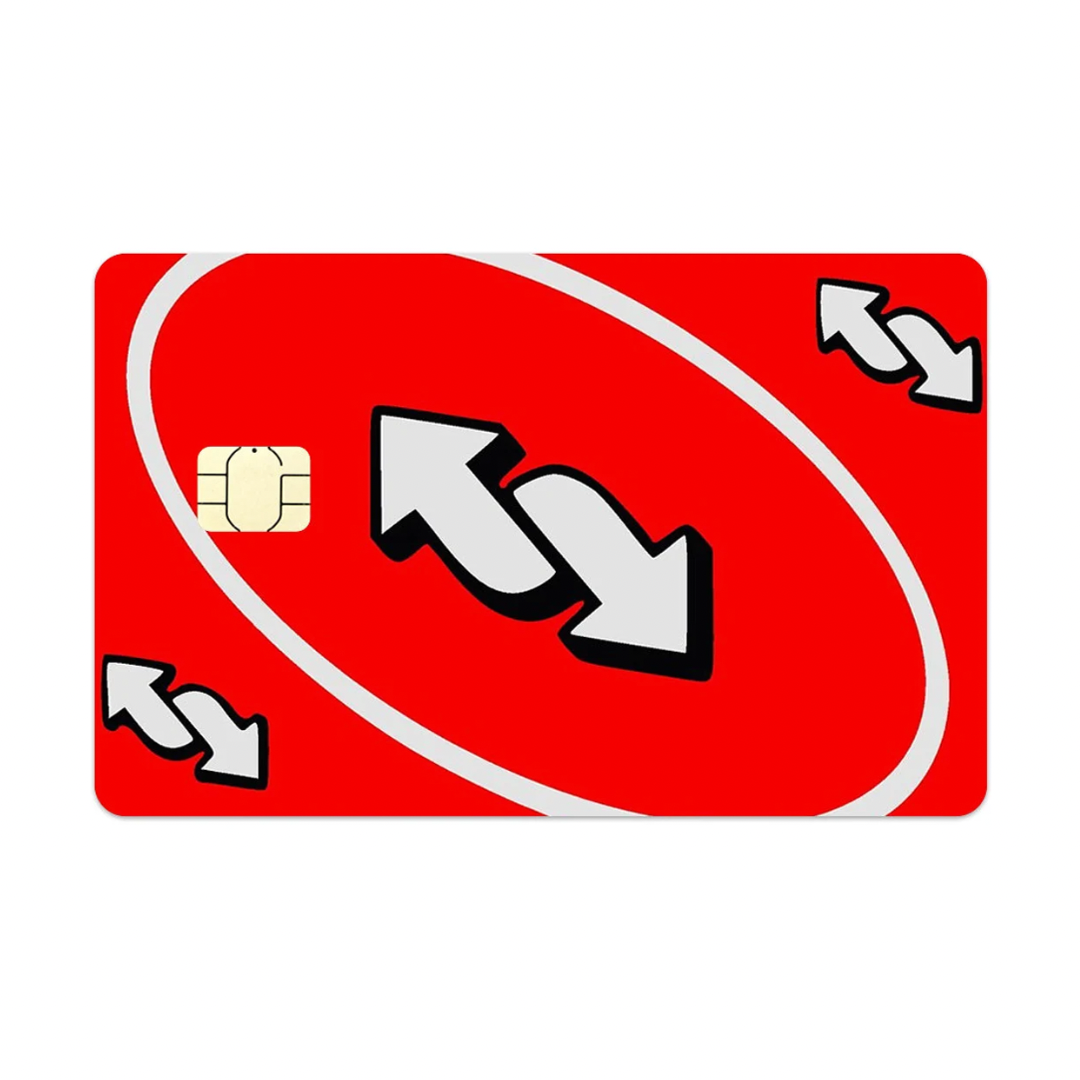HYPExSTORE® UNO REVERSE KARTEN STICKER / EC - Kreditkarten