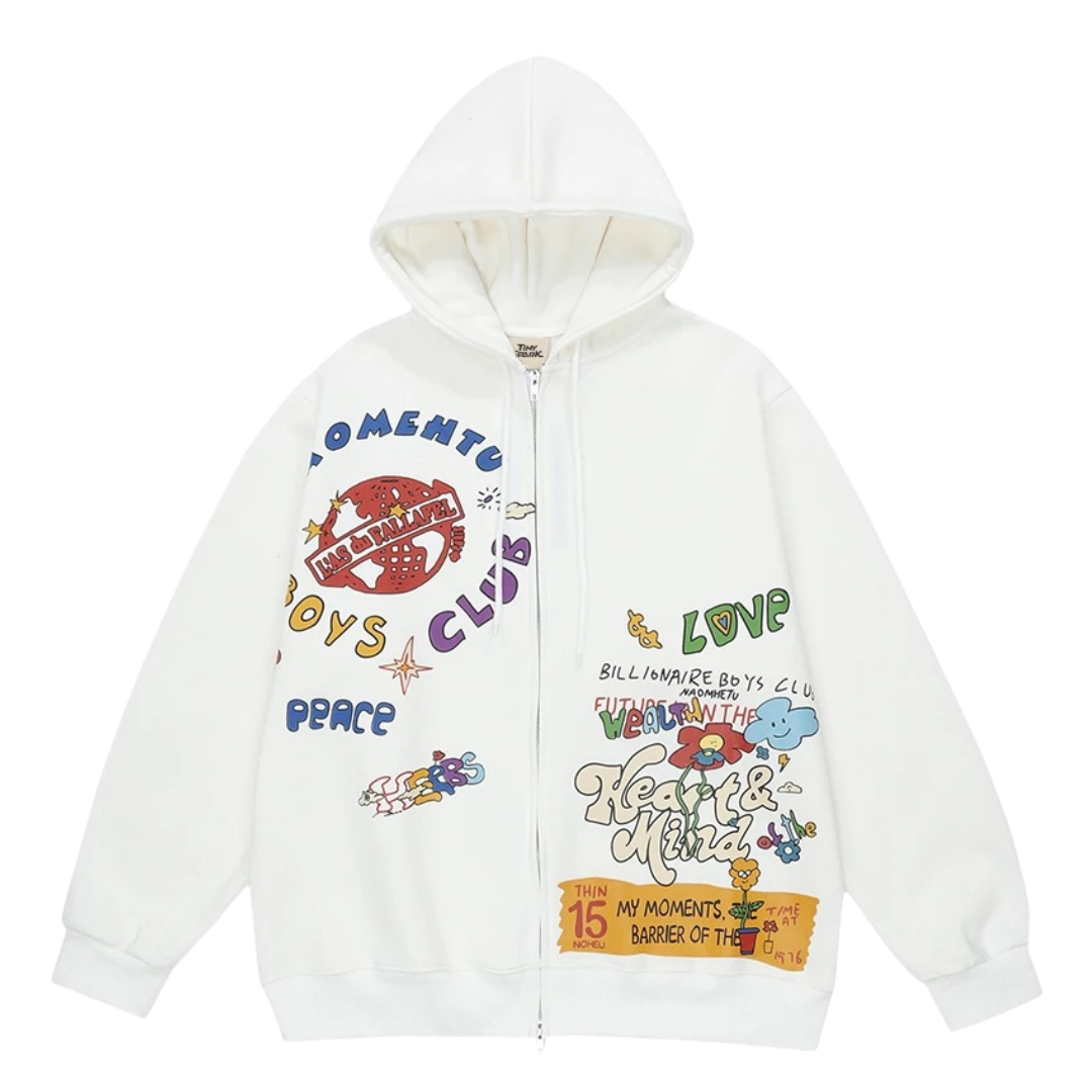 HYPExSTORE® MIND ZIPPER HOODIE