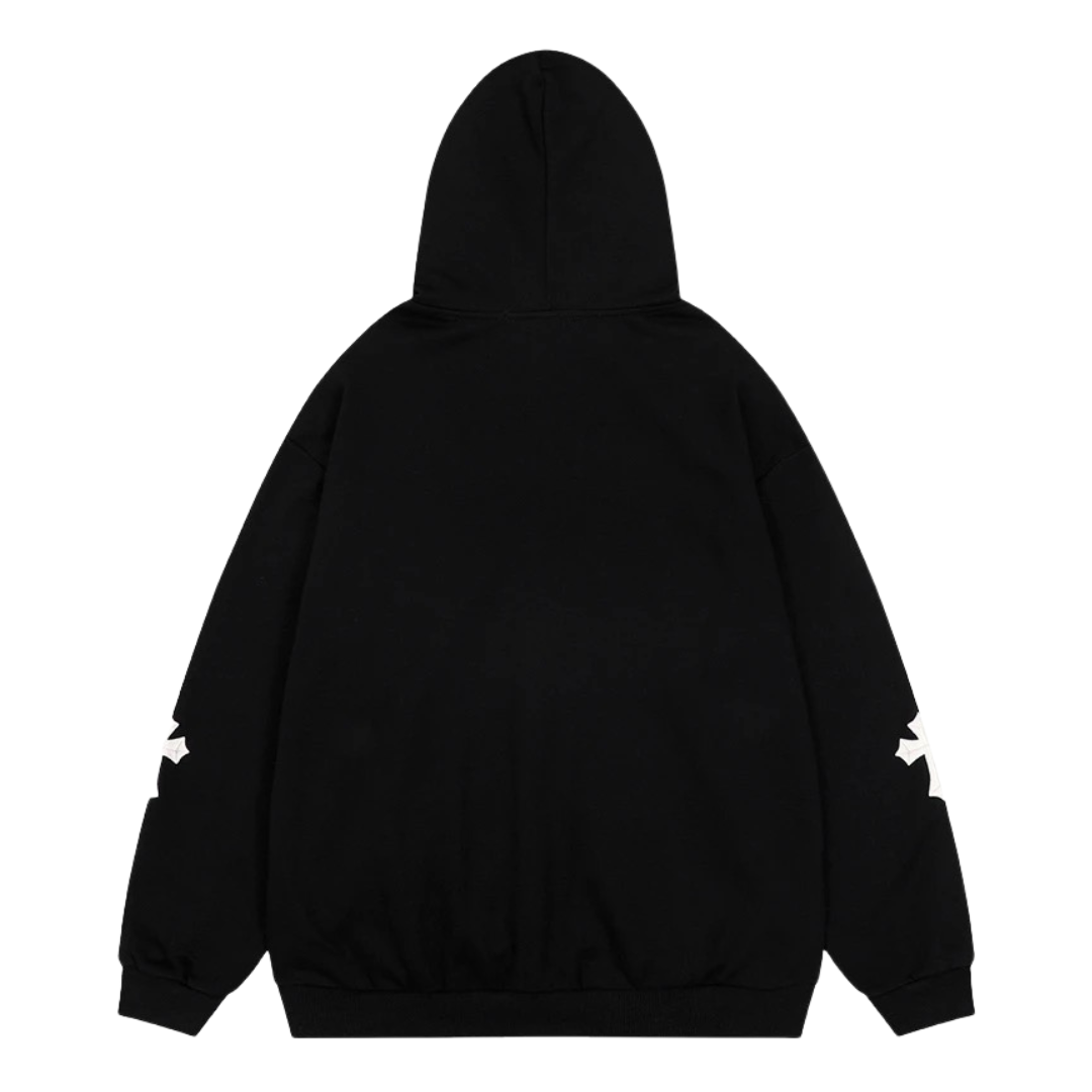 HYPExSTORE® BESU CROSS ZIPPER HOODIE