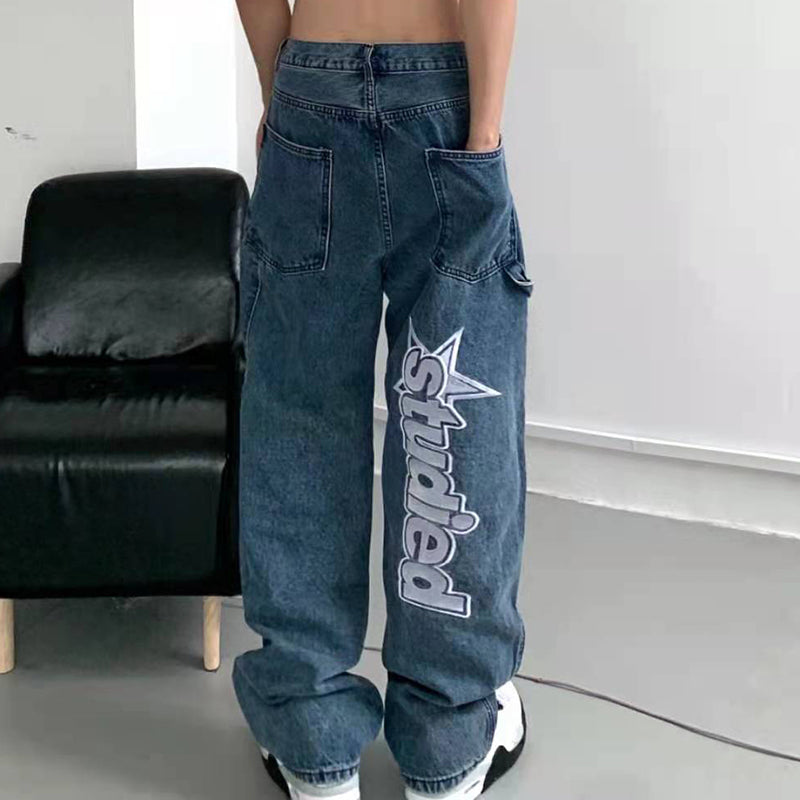 HYPExSTORE® STUDIED BAGGY JEANS