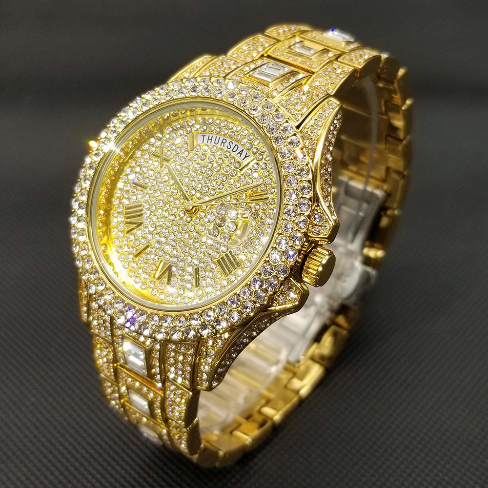 HYPExSTORE® ICED OUT DATE DAY UHR