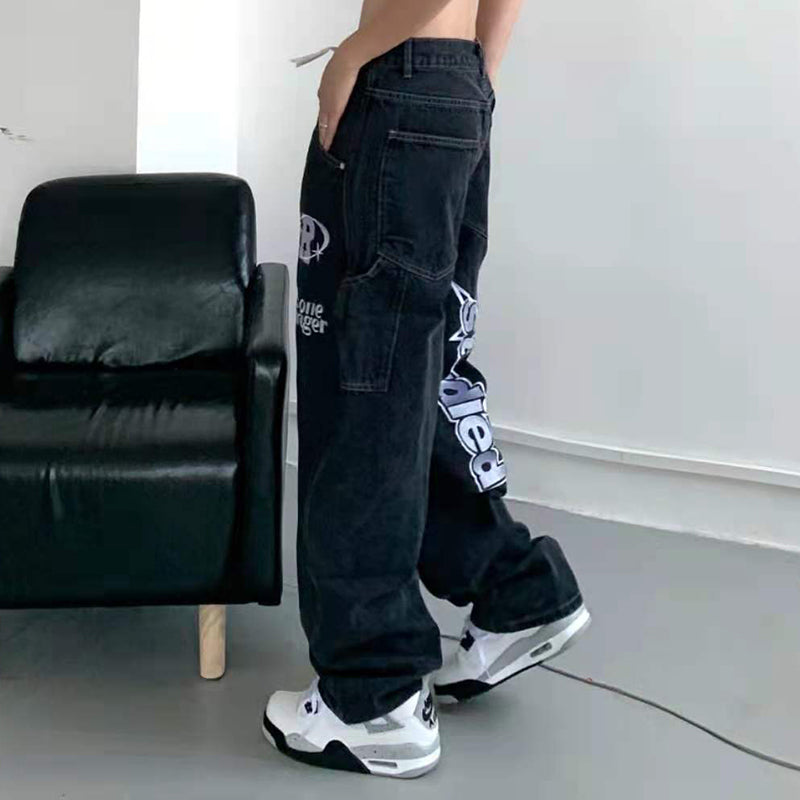 HYPExSTORE® STUDIED BAGGY JEANS