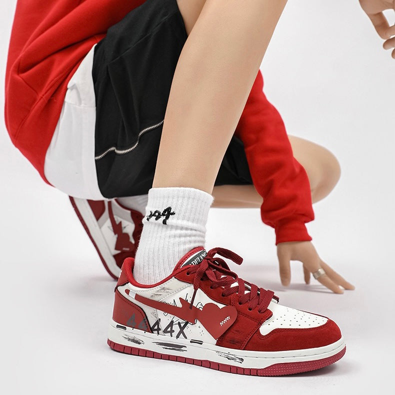 HYPExSTORE® HEARTED RED SNEAKER