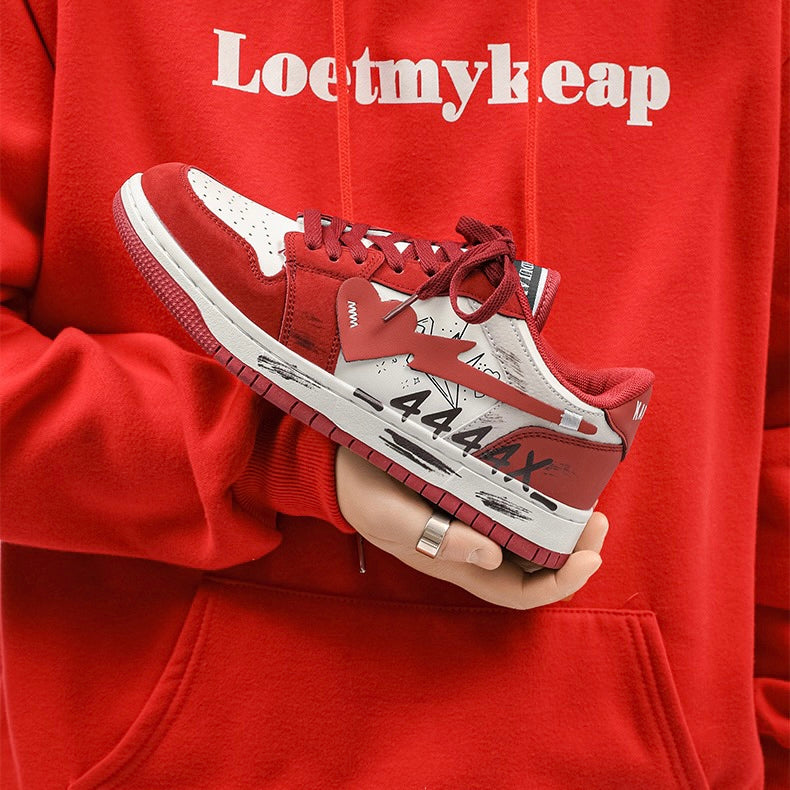 HYPExSTORE® HEARTED RED SNEAKER