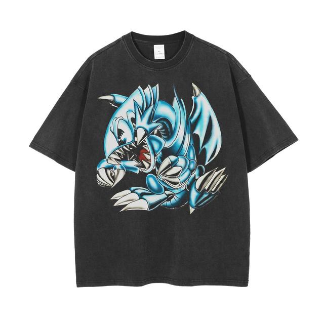 HYPExSTORE® WHITE DRAGON OVERSIZED T-SHIRT