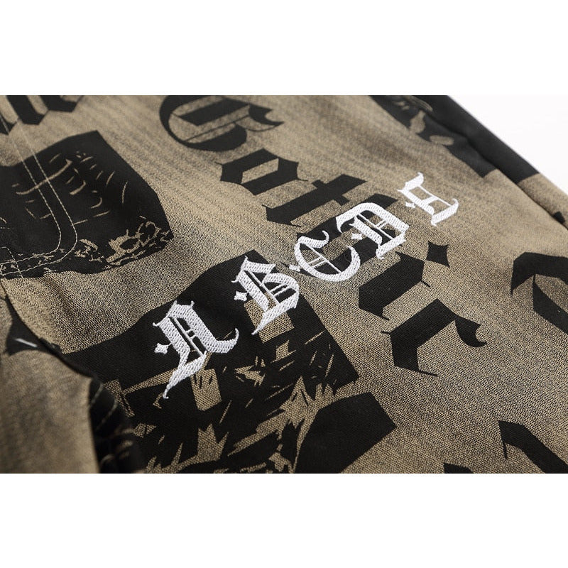 HYPExSTORE® LETTER BAGGY PANTS