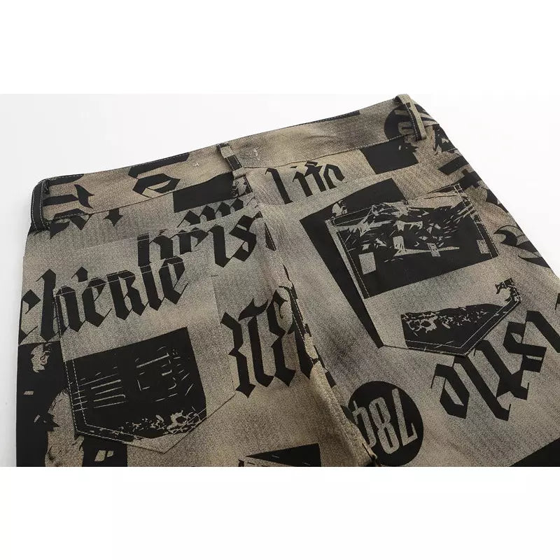 HYPExSTORE® LETTER BAGGY PANTS