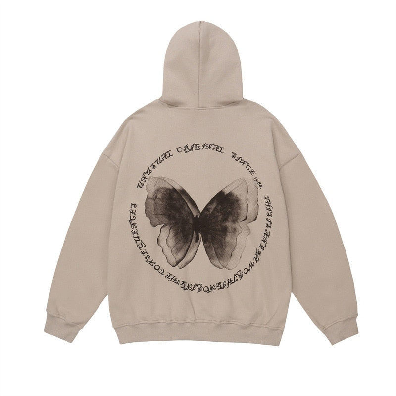 HYPExSTORE® UNSL BUTTERFLY ZIPPER HOODIE