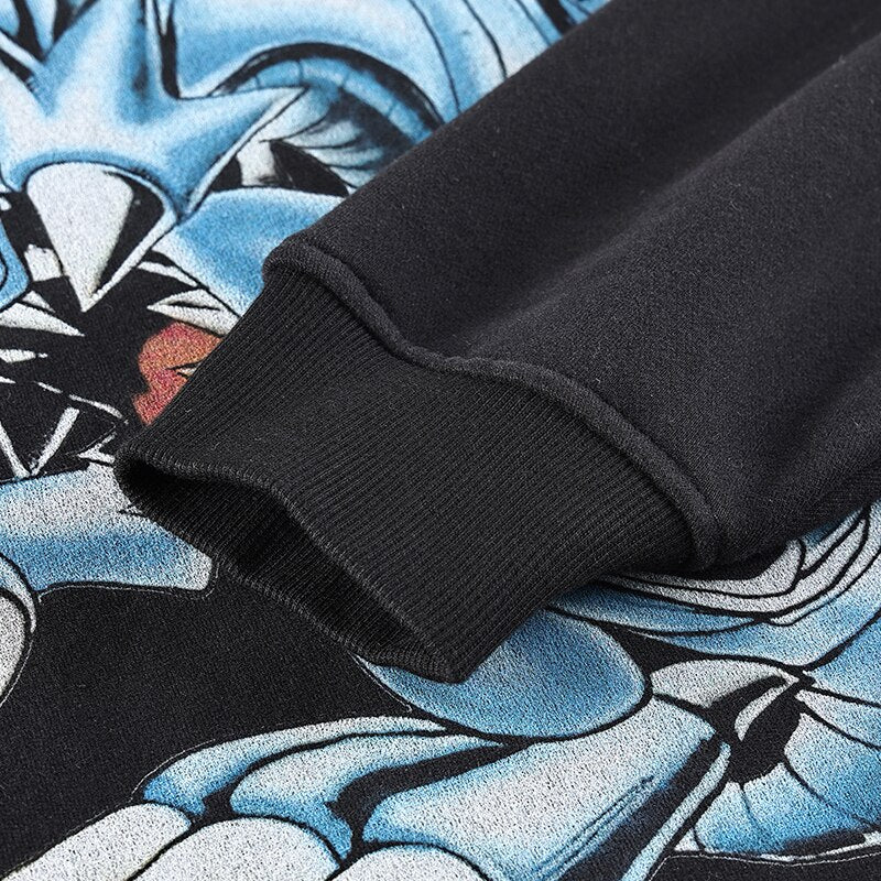 HYPExSTORE® WHITE DRAGON OVERSIZED HOODIE
