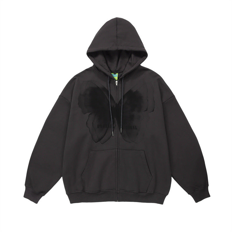 HYPExSTORE® UNSL BUTTERFLY ZIPPER HOODIE