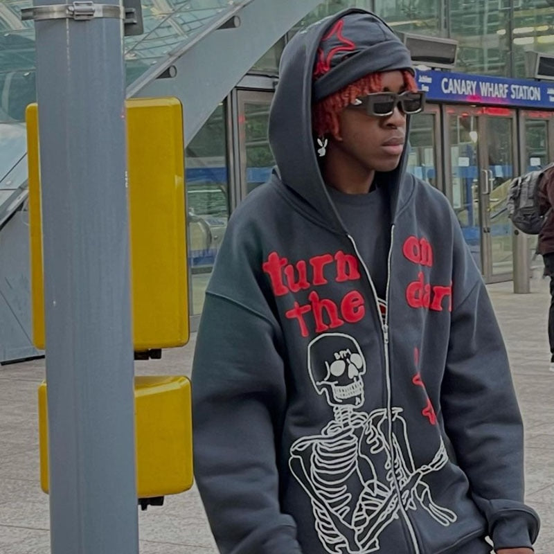 HYPExSTORE® TURN ON ZIPPER HOODIE