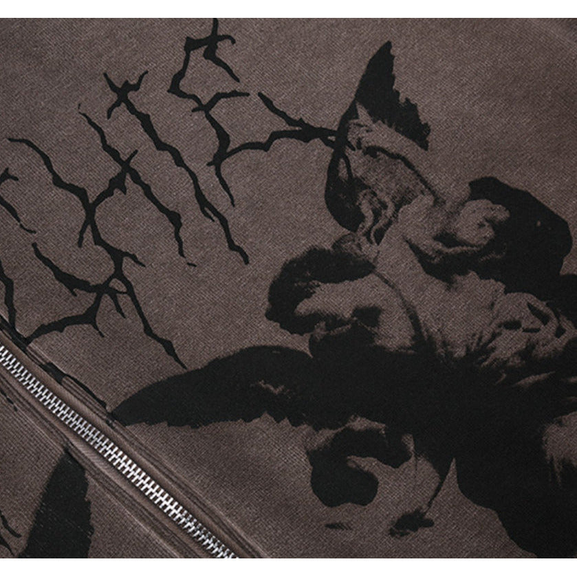 HYPExSTORE® ANGEL ZIPPER HOODIE