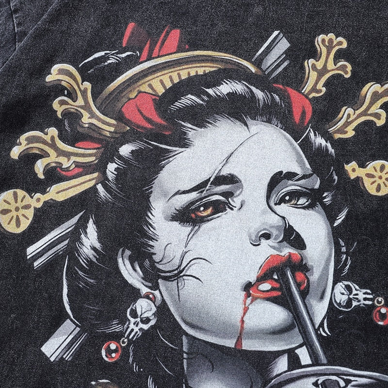 HYPExSTORE® GEISHA OVERSIZED T-SHIRT