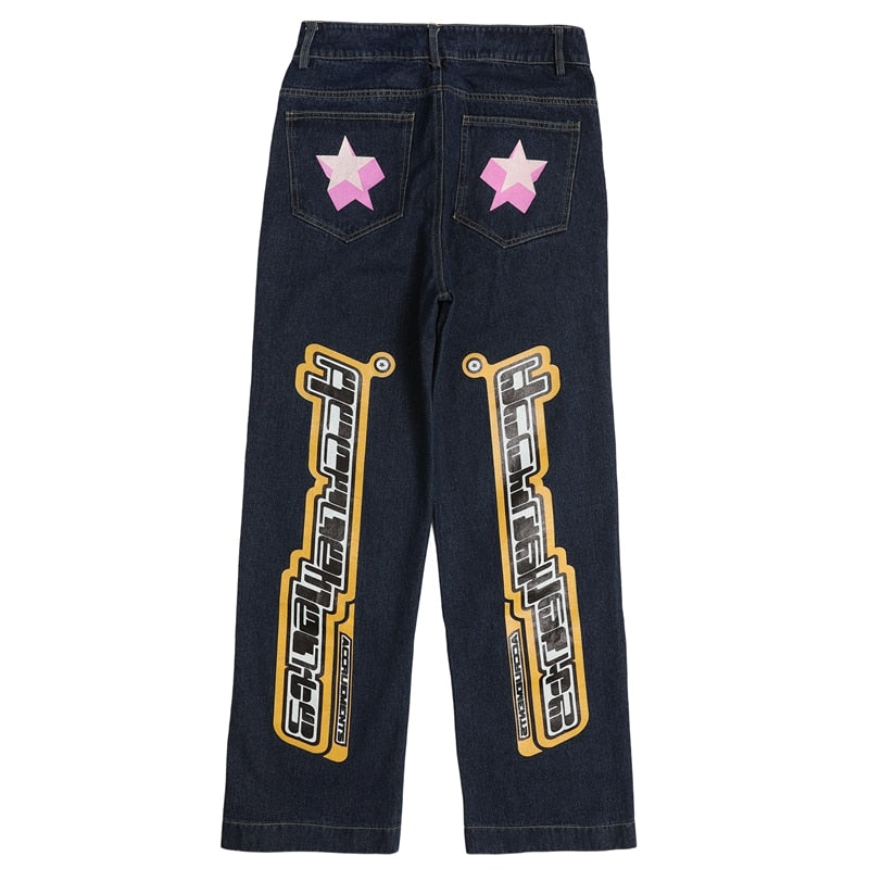 HYPExSTORE® Y2K STAR JEANS