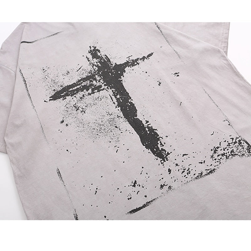 HYPExSTORE® CROSS OVERSIZED T-SHIRT