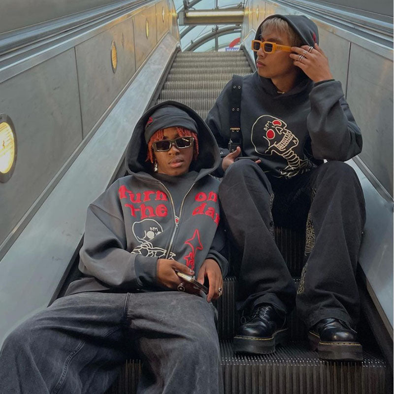 HYPExSTORE® TURN ON ZIPPER HOODIE