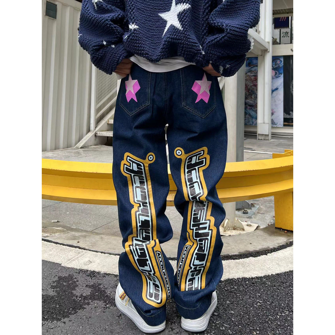 HYPExSTORE® Y2K STAR JEANS