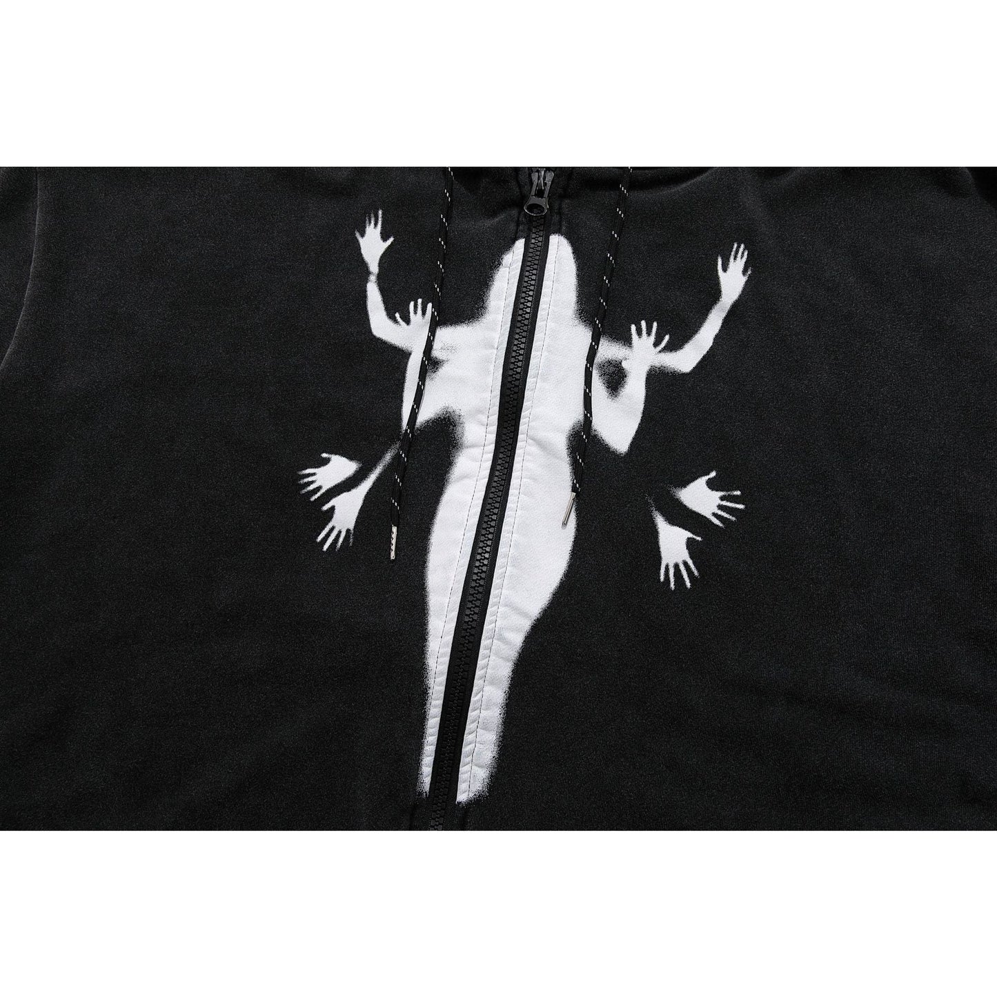 HYPExSTORE® GHOSTY ZIPPER HOODIE