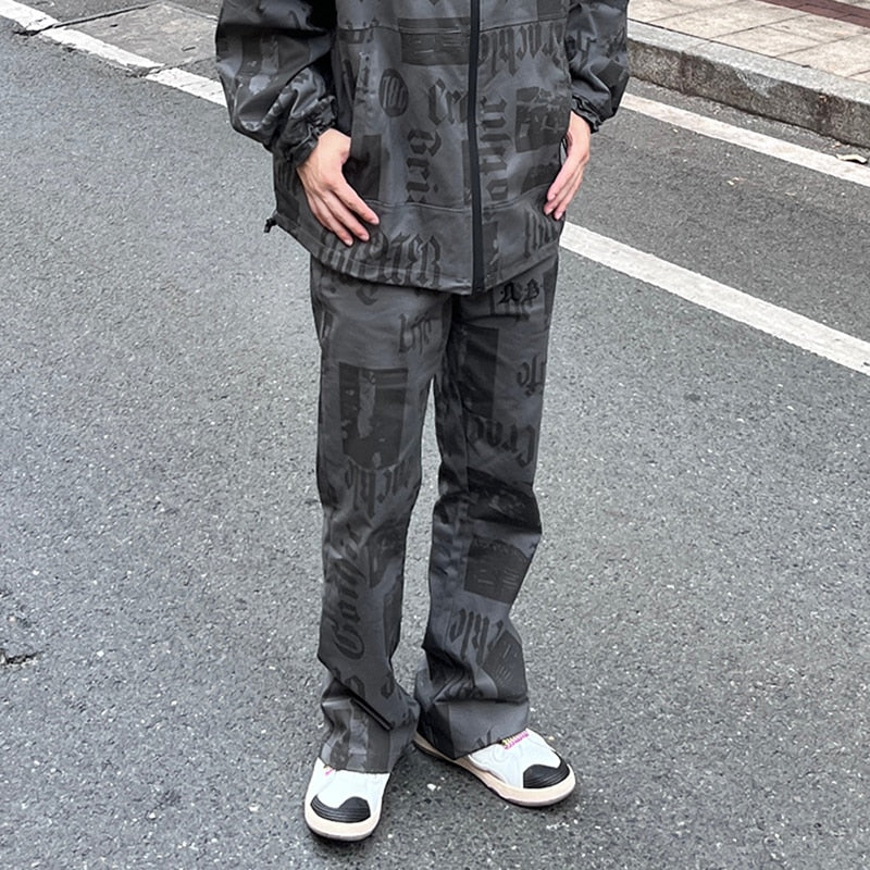 HYPExSTORE® LETTER BAGGY PANTS