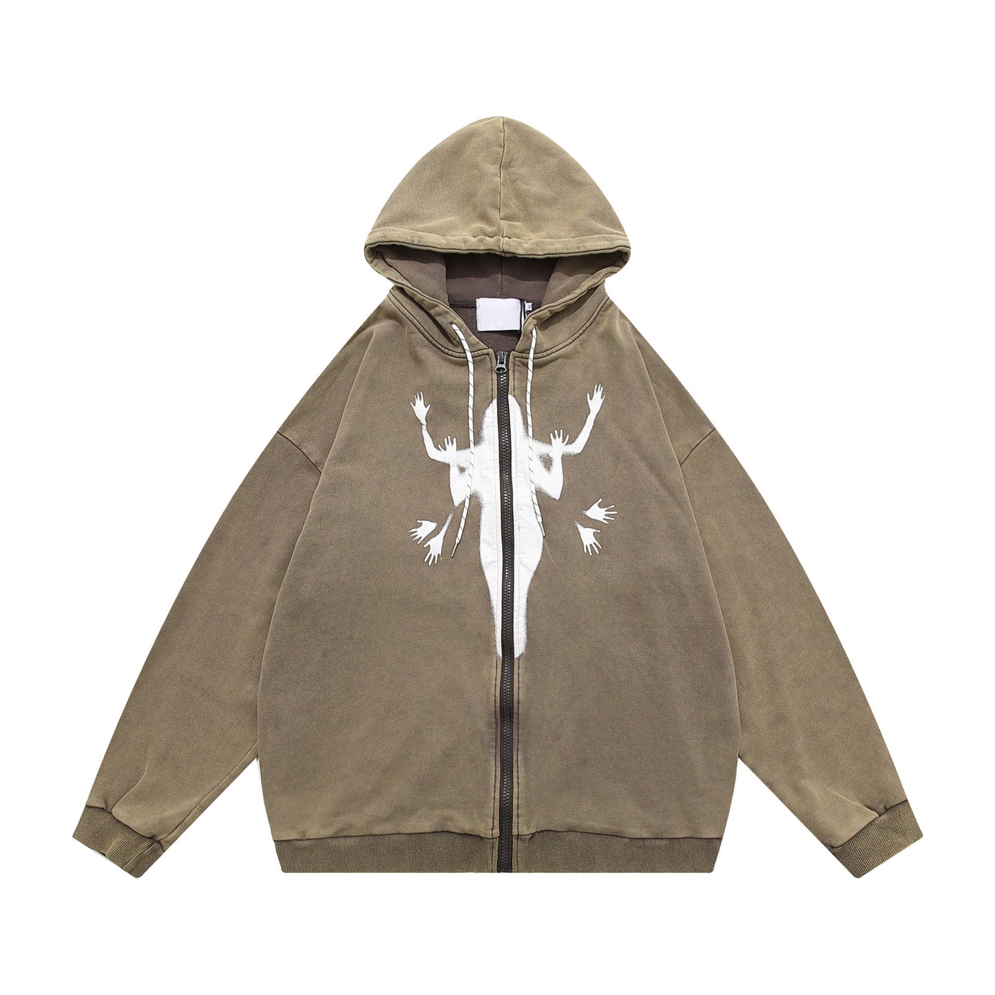 HYPExSTORE® GHOSTY ZIPPER HOODIE