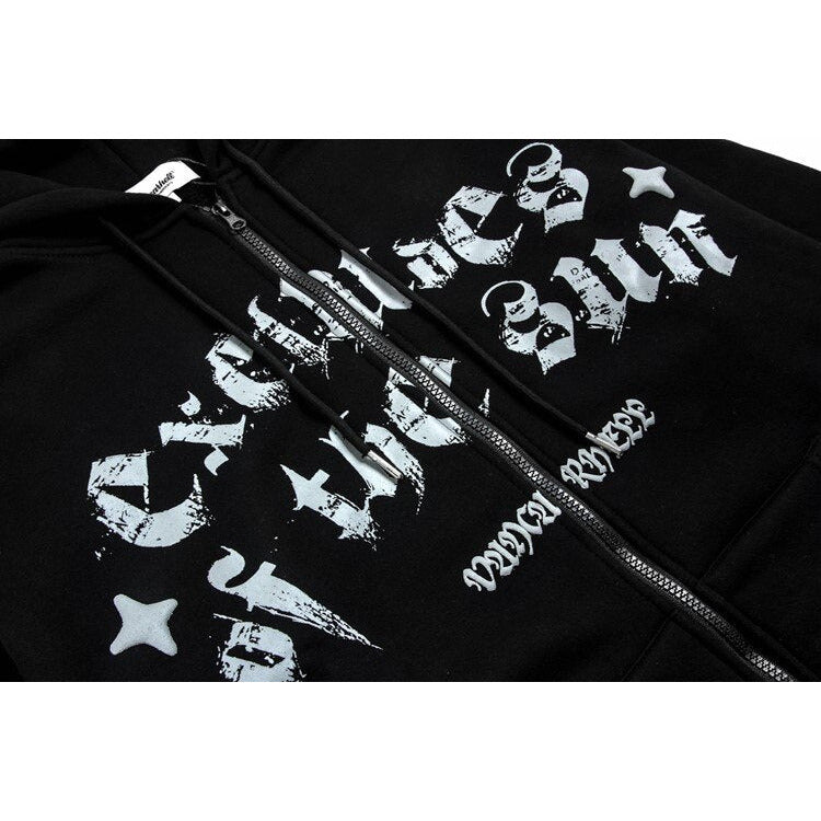 HYPExSTORE® EXCUSES ZIPPER HOODIE