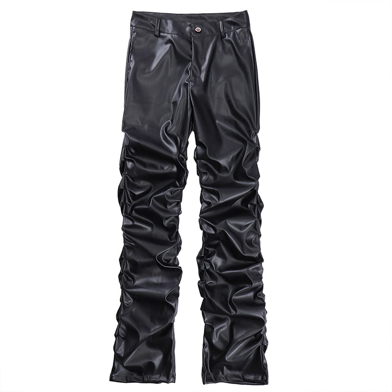 HYPExSTORE® LEDER BAGGY PANTS