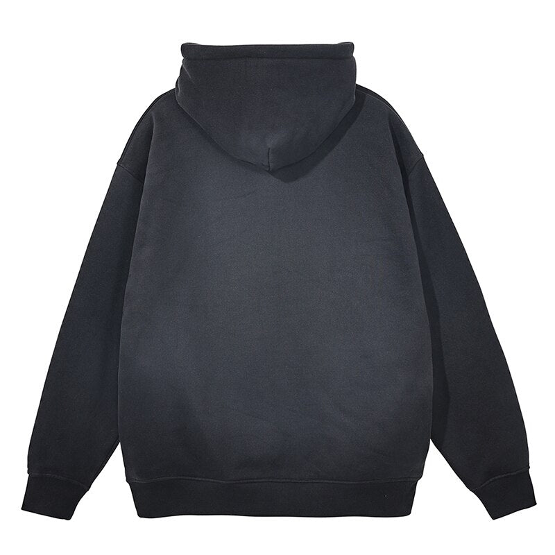 HYPExSTORE® WHITE DRAGON OVERSIZED HOODIE