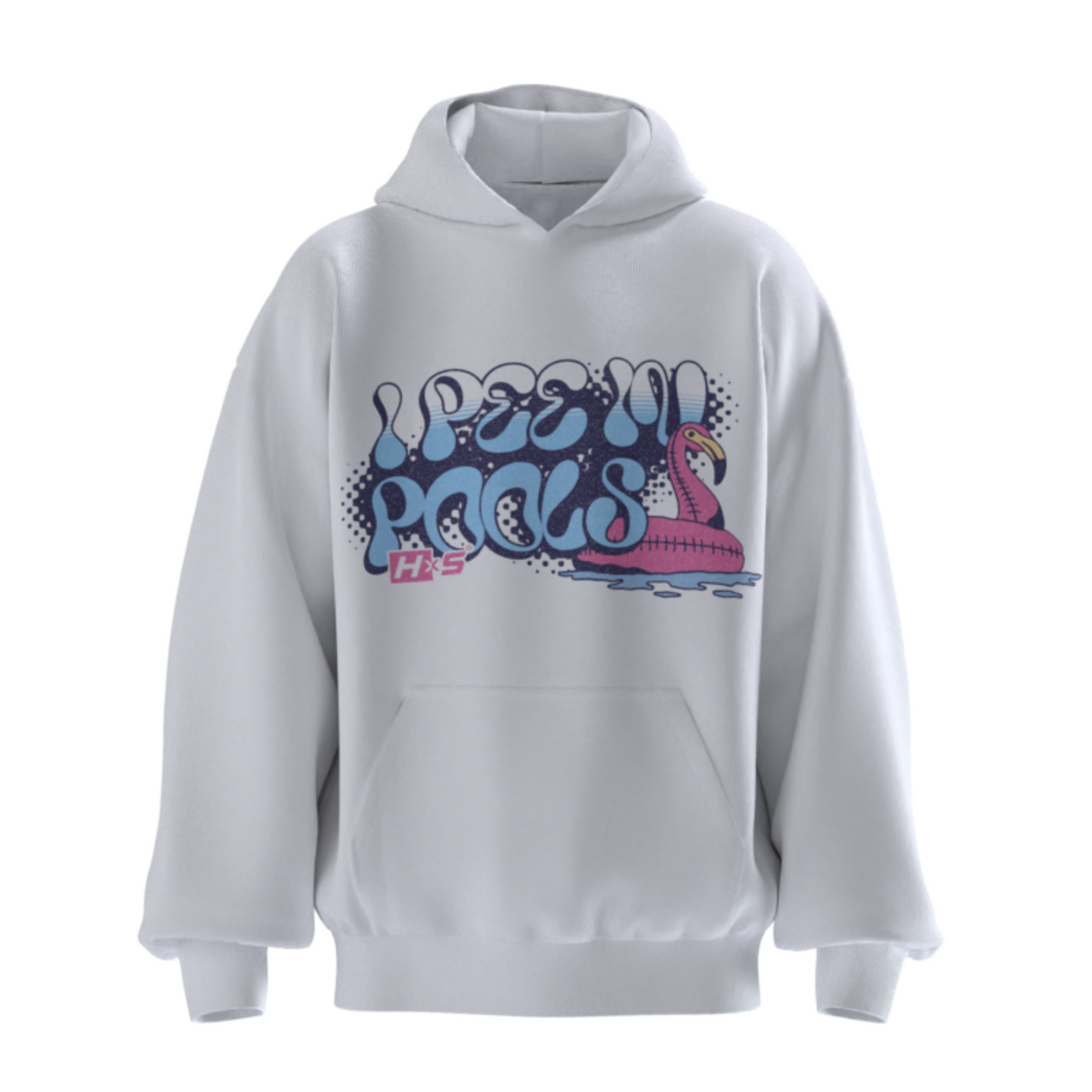 HYPExSTORE® I PEE IN POOLS OVERSIZED HOODIE 380 GSM