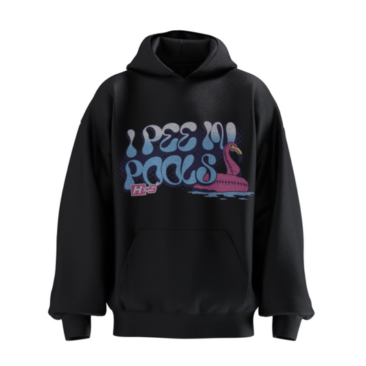 HYPExSTORE® I PEE IN POOLS OVERSIZED HOODIE 380 GSM