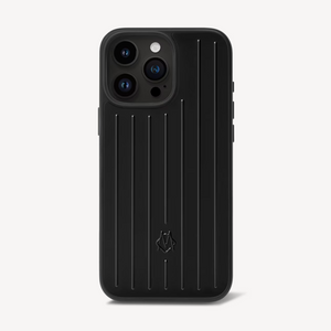 HYPExSTORE® RIMOWA ALUMINIUM iPHONE HÜLLE SCHWARZ ( 15 PRO / 15