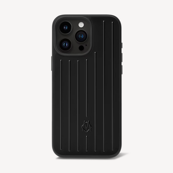 HYPExSTORE® RIMOWA ALUMINIUM iPHONE HÜLLE SCHWARZ ( 15 PRO / 15
