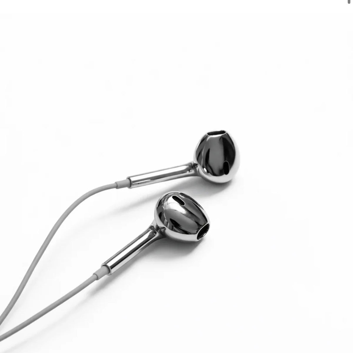 HYPExSTORE® CHROME EAR BUDS - Kabelgebundene Kopfhörer