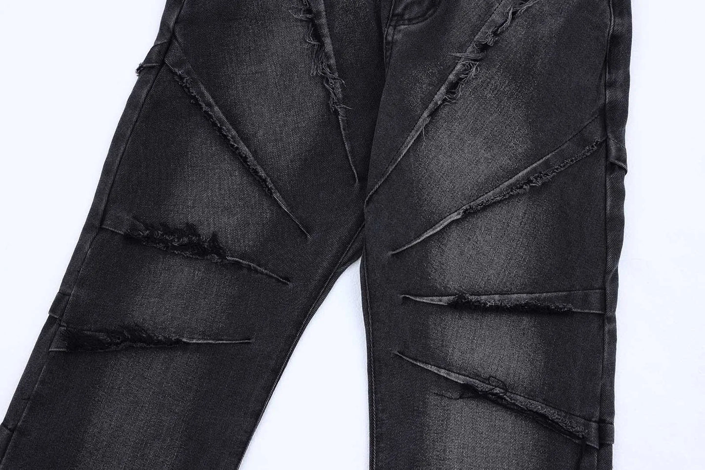 HYPExSTORE® FRAYED BAGGY JEANS