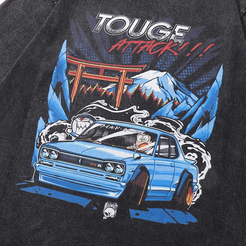 HYPExSTORE® TOUGE ATTACK OVERSIZED T-SHIRT