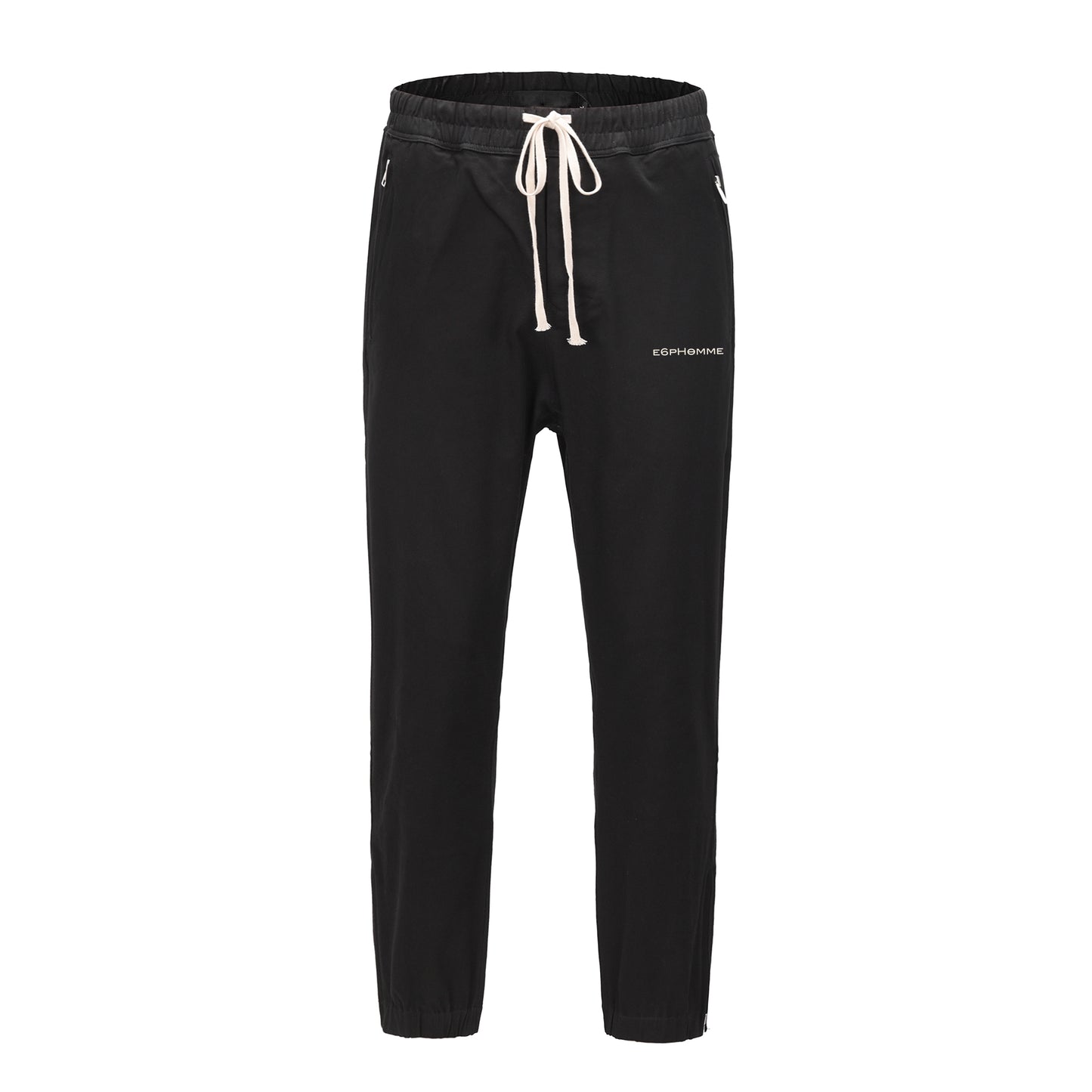 E6PHOMME® ZIPPER ZIP TRACK PANTS