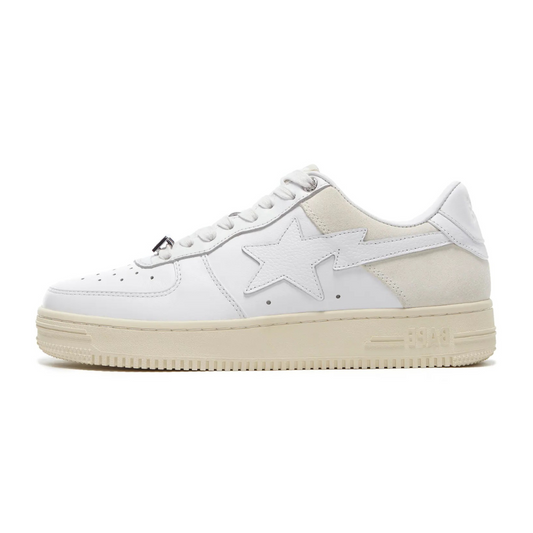 HYPExSTORE® A BATHING APE BAPE STA LOW WHITE BG SNEAKER