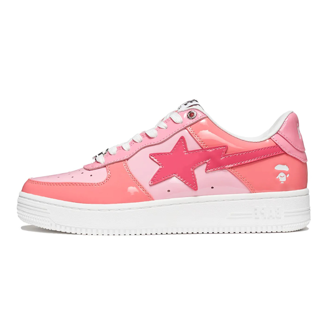 HYPExSTORE® A BATHING APE BAPE STA LOW COMBO PINK SNEAKER