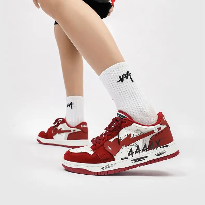 HYPExSTORE® HEARTED RED SNEAKER