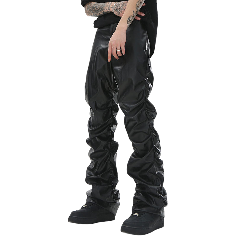 HYPExSTORE® LEDER BAGGY PANTS